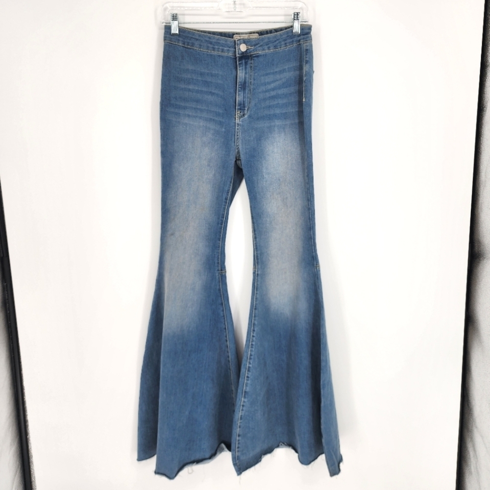 Free People Float On Flare Jeans Festival Hippie Rodeo Western Concert 27R